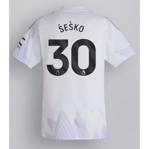 Manchester United Benjamin Sesko #30 Udebanetrøje 2025-26 Kortærmet